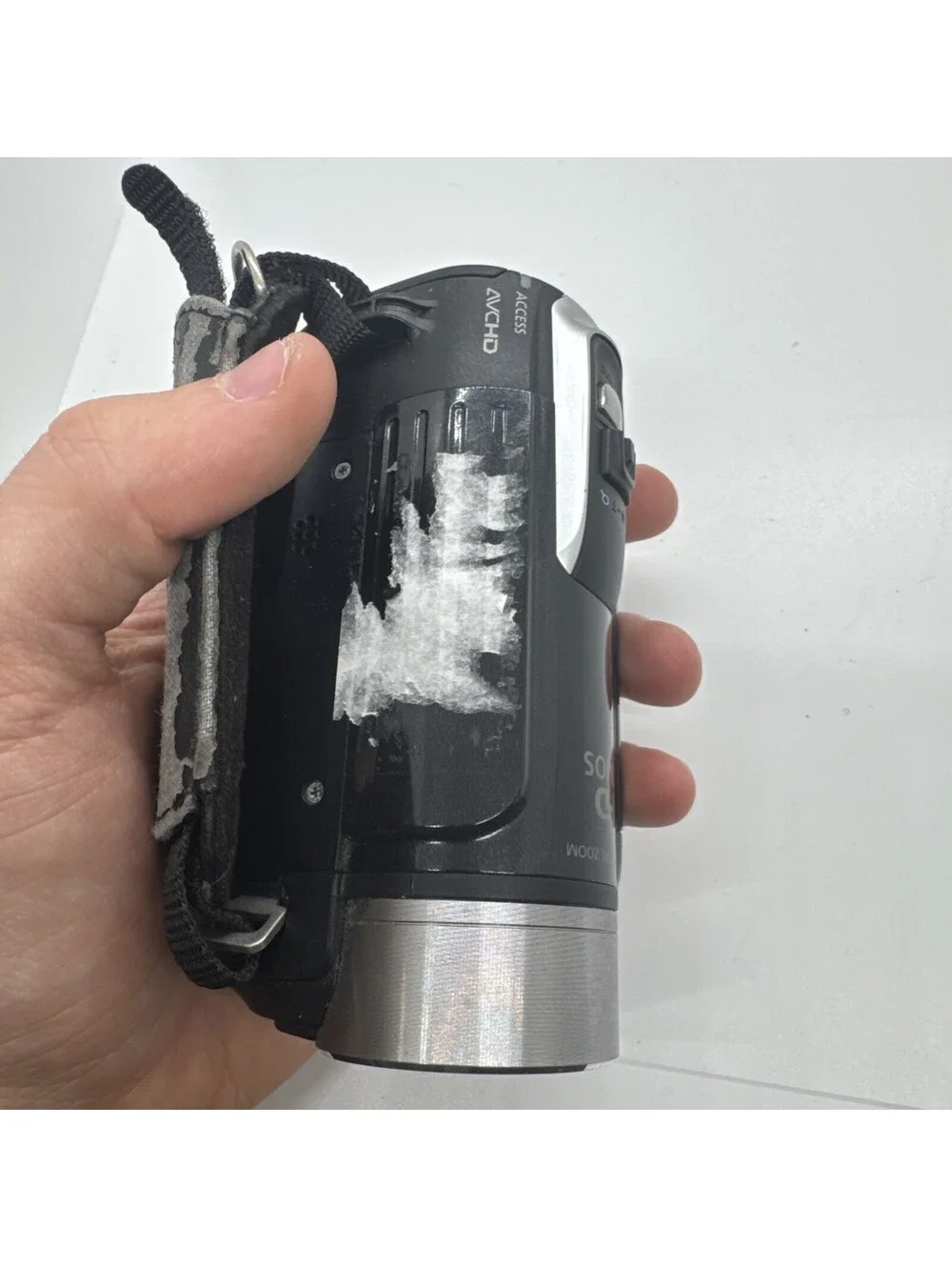 Canon Vixia HF R10 HFR10 Video Camcorder 1080p HD w/ Battery  No Charger Tested
